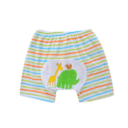 Pro Baby Pants Cartoon Print Knitted Busha PP Pants Elastic Waist Toddler Leggings Kids Clothes 1-4 Years LE2