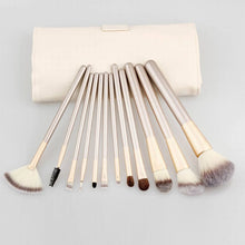 Pro Cosmetics Brushes Set Wood Material Stems Brush Horse Hair Makeup Foundation Powder Blush Eyeliner Brushe 12/18pcs PY2