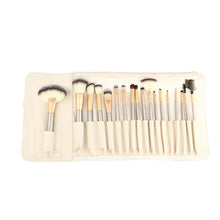 Pro Cosmetics Brushes Set Wood Material Stems Brush Horse Hair Makeup Foundation Powder Blush Eyeliner Brushe 12/18pcs PY2
