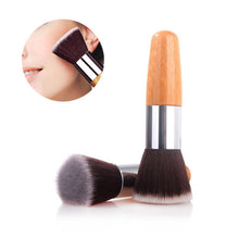 Professional Makeup Brush Flat Top Foundation Powder beauty Blush Make up BrushesTool Wooden Kabuki Cosmetics