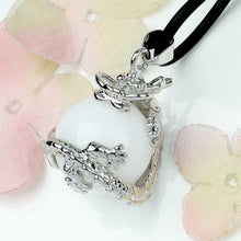 Punk Gems Dragon Wrap Inlaid Ball Charm Pendant Bead For Necklace  Jewelry