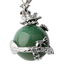 Punk Gems Dragon Wrap Inlaid Ball Charm Pendant Bead For Necklace  Jewelry