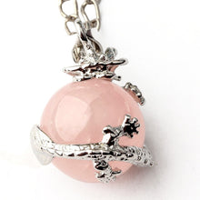 Punk Gems Dragon Wrap Inlaid Ball Charm Pendant Bead For Necklace  Jewelry