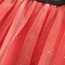 Red/Beige/Gray Girls Clothes Infant Sleeveless Kids Prom Dresses Tulle Sequins Princess Dress Costumes