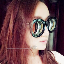 Retro Round Sun Glasses for Womens Mirror Lens Arrow Style Sunglasses Eyeglasses Eyewear