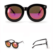 Retro Round Sun Glasses for Womens Mirror Lens Arrow Style Sunglasses Eyeglasses Eyewear