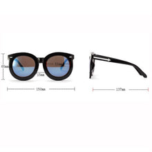 Retro Round Sun Glasses for Womens Mirror Lens Arrow Style Sunglasses Eyeglasses Eyewear
