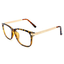 Retro Square Frames Eye Glasses Women Metal Frame Eyewear Nerd Glasses Spectacles PY6