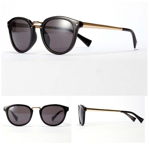 Retro Sunglasses Brand Designer Women Mirrored Lens Sun Glasses Candy Color Eyeglasses Palstic Frame