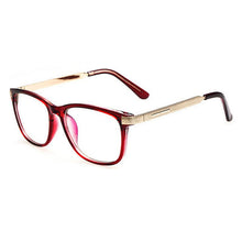 Retro Women Myopia Eyeglasses Eyewear Clear Lens Meral Leg Frame Optical Glasses  PY6