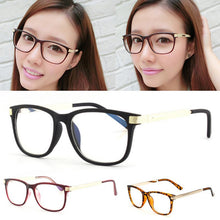 Retro Women Myopia Eyeglasses Eyewear Clear Lens Meral Leg Frame Optical Glasses  PY6