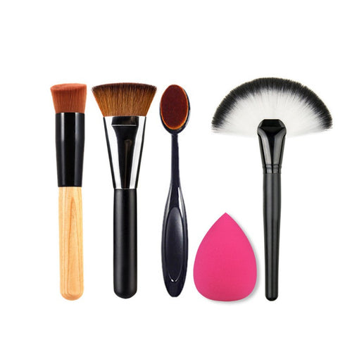 Rose Gold Powder Blush Brush Professional Make Up Brush Large Cosmetics Makeup Brushes Foundation Make Up Tool LY5