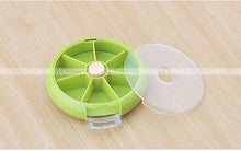 Rotatable 7 Days Environmental Portable Drug Storage Box Week Pill Medicine Case