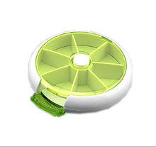 Rotatable 7 Days Environmental Portable Drug Storage Box Week Pill Medicine Case