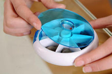 Rotatable 7 Days Environmental Portable Drug Storage Box Week Pill Medicine Case