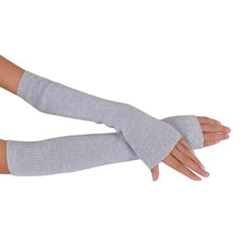 Sexy Lady Women Arm Long Half Fingerless Gloves Sleevelets Knitted Mittens Glove 13 Colors PY6