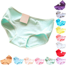Sexy Lady Women Soft Cotton Underwear Briefs Panties Knickers Lingerie Candy Color