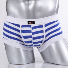 Sexy Men's Cotton Underwear Boxers Striped Shorts  Underpants