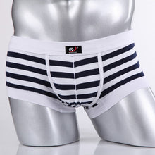 Sexy Men's Cotton Underwear Boxers Striped Shorts  Underpants
