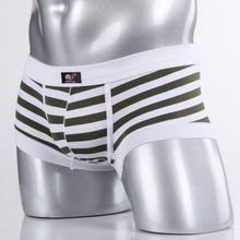 Sexy Men's Cotton Underwear Boxers Striped Shorts  Underpants