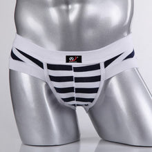 Sexy Mens Cotton Underwear Briefs Striped Shorts  Men's Underpants
