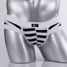 Sexy Mens Cotton Underwear Briefs Striped Shorts  Men's Underpants