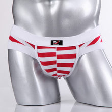 Sexy Mens Cotton Underwear Briefs Striped Shorts  Men's Underpants