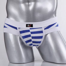 Sexy Mens Cotton Underwear Briefs Striped Shorts  Men's Underpants