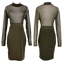 Sexy Women Bodycon Bandage Dress Evening Party Long Sleeve Slim Pencil Dresses