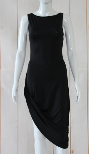 Sexy Women Celeb Bodycon O Neck Sleeveless Evening Party Club Dress Slim Pencil Spilt Dresses