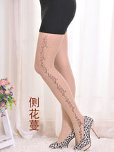Sexy Women  Japan Angel Animal Mock Knee High Tattoo Tights Pantyhose Pattern Printed Stockings