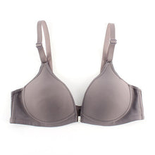 Sexy Women Front Closure Wireless Seamless Bra Racer Back Push Up Solid Bras