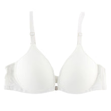 Sexy Women Front Closure Wireless Seamless Bra Racer Back Push Up Solid Bras