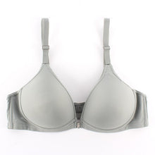 Sexy Women Front Closure Wireless Seamless Bra Racer Back Push Up Solid Bras