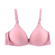 Sexy Women Front Closure Wireless Seamless Bra Racer Back Push Up Solid Bras