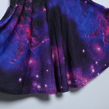 Sexy Women Galaxy Dress Adventure Time Sleeveless Club Mini Dresses Skater S-2XL Party Wear