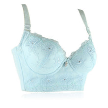 Sexy Women Girl Deep U Plunge Push Up Lace Bra Underwire Side Support Bras Lingerie