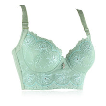 Sexy Women Girl Deep U Plunge Push Up Lace Bra Underwire Side Support Bras Lingerie