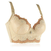 Sexy Women Girl Deep U Plunge Push Up Lace Bra Underwire Side Support Bras Lingerie