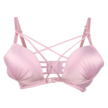 Sexy Women Girl Deep-V Bra Brassiere Underwire Bandage Push Up Underwear Bra Set