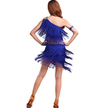 Sexy Women Latin Dance Skirts & Rhythm Salsa Cha Cha Tassels Tango Dress Top Ballroom Y46