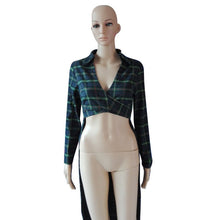 Sexy Women Slim V Neck Cocktail Dovetail Blouse Tops Shirtdress Long Sleeve PL1