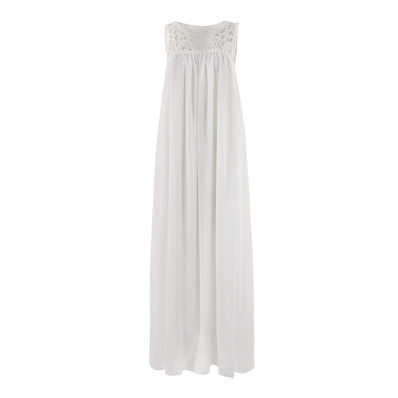 Sexy Women Boho Long Maxi Evening Party Lace Dress Beach Dresses Sundress
