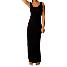 Sexy Women Sleeveless Bodycon Dress Scoop Neck Bandage Party Long Maxi Dresses