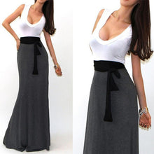 Sexy Women V-neck Maxi Party Long Bodycon Dress Beach Dresses  4 Colors