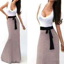 Sexy Women V-neck Maxi Party Long Bodycon Dress Beach Dresses  4 Colors