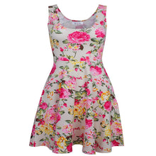 Sexy Women's Floral Sleeveless Short Mini Dress Body-con Casual Beach Sundress