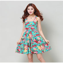 Sexy Women's Floral Sleeveless Short Mini Dress Body-con Casual Beach Sundress