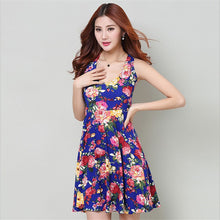 Sexy Women's Floral Sleeveless Short Mini Dress Body-con Casual Beach Sundress