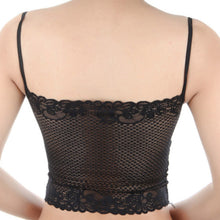 Sexy Womens Lace Mesh Tube Top Tank Bra Wrapped Chest Pad Underwear Bra